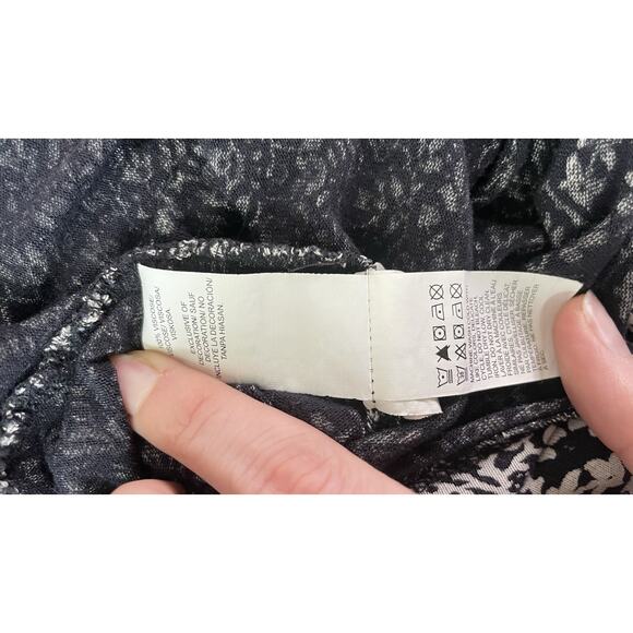 Lucky Brand Floral Crochet Midi Dress Plus Boho 2X Paisley Sleeveless Pockets - Picture 10 of 10